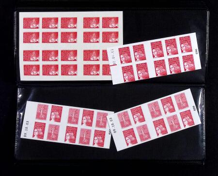 1930-2007 Lot de carnets dont nombreux avec coins-daté,