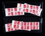 1930-2007 Lot de carnets dont nombreux avec coins-daté,
