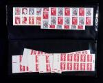 1930-2007 Lot de carnets dont nombreux avec coins-daté,