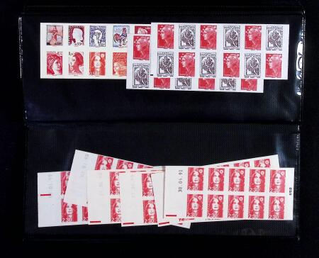 1930-2007 Lot de carnets dont nombreux avec coins-daté,