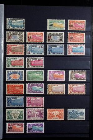 1849-1970 Deux classeurs avec accumulation de classiques