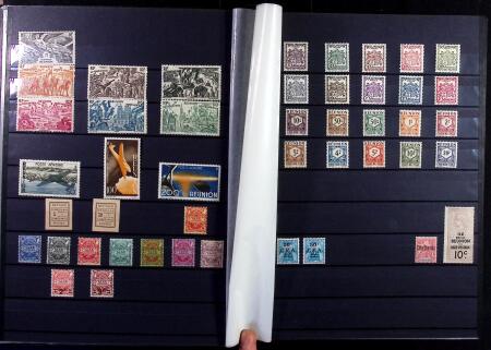 1849-1970 Deux classeurs avec accumulation de classiques
