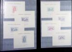 1849-1970 Deux classeurs avec accumulation de classiques