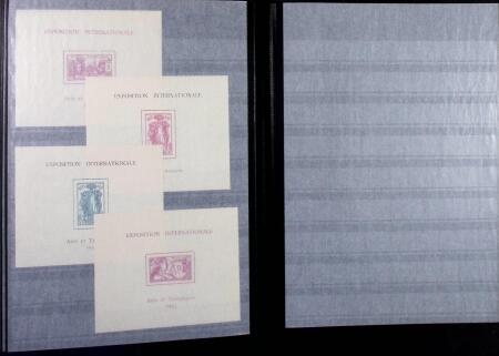 1849-1970 Deux classeurs avec accumulation de classiques