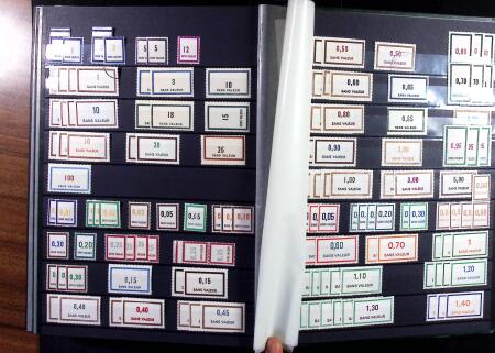 1849-1970 Deux classeurs avec accumulation de classiques