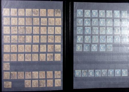 1849-1970 Deux classeurs avec accumulation de classiques