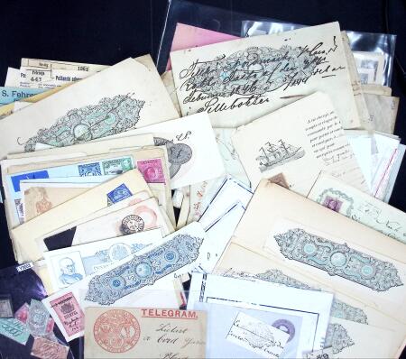 1840-1950 Fascinating mixed all-world lot of covers,