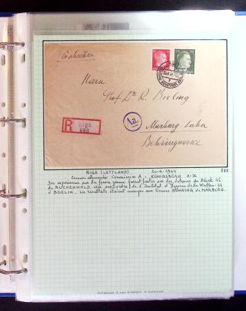 1940-45 CONCENTRATION CAMP mail: Exceptional selection