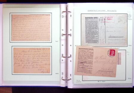 1940-45 CONCENTRATION CAMP mail: Exceptional selection