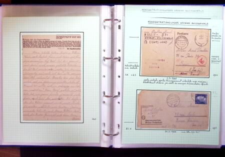 1940-45 CONCENTRATION CAMP mail: Exceptional selection