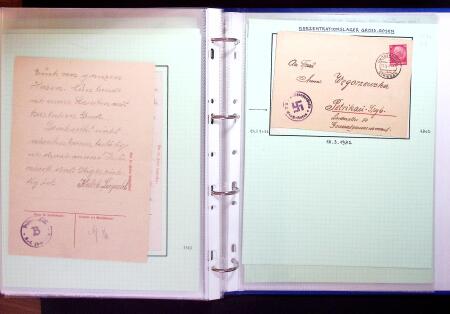 1940-45 CONCENTRATION CAMP mail: Exceptional selection