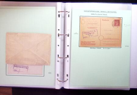 1940-45 CONCENTRATION CAMP mail: Exceptional selection