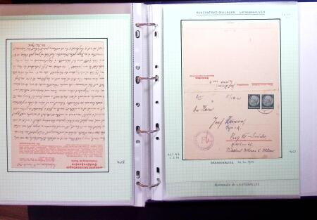 1940-45 CONCENTRATION CAMP mail: Exceptional selection