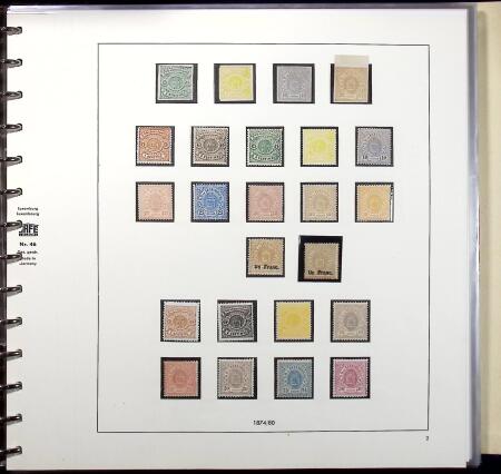 1849-2012, Attractive and valuable mint collection