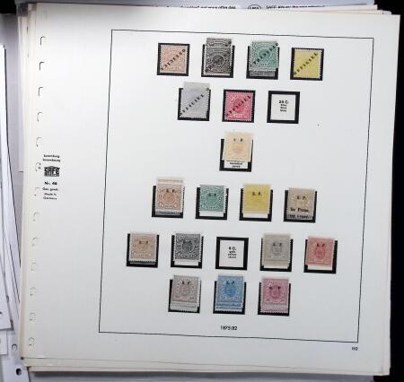 1849-2012, Attractive and valuable mint collection