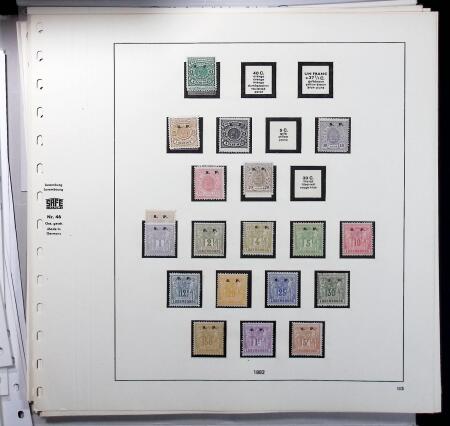 1849-2012, Attractive and valuable mint collection