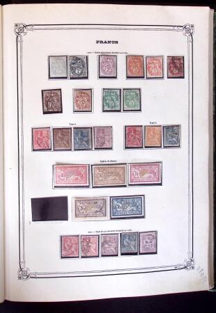 1849-1989, Collection principalement neuve en 6 albums,