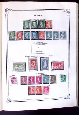 1849-1989, Collection principalement neuve en 6 albums,