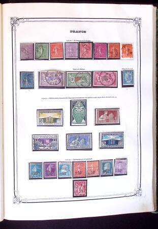 1849-1989, Collection principalement neuve en 6 albums,