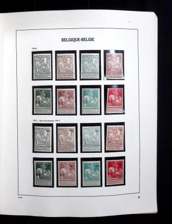 1849-1980, Mint & used collection in four mostly DAVO