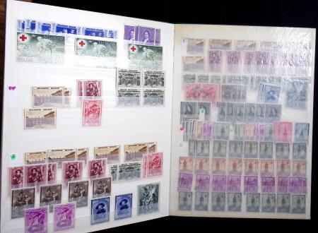 1849-1960, Mint & used selection and stock in 10 stockbooks,