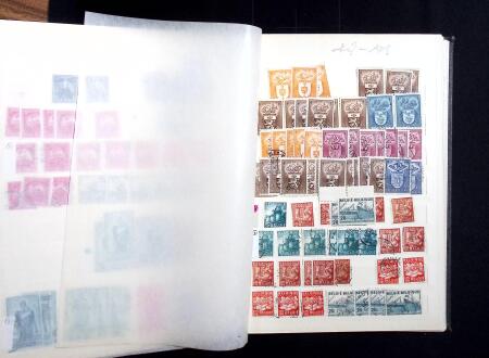 1849-1960, Mint & used selection and stock in 10 stockbooks,