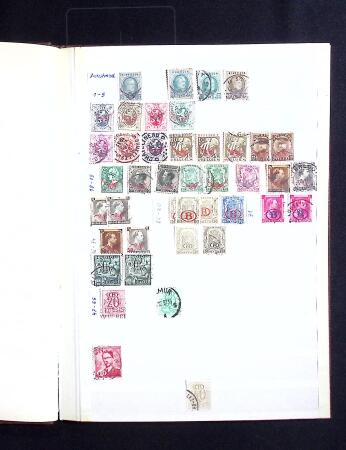 1849-1960 Chiefly used collection of Belgium in 9 stockbooks,