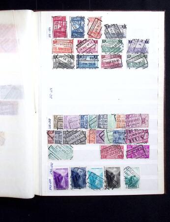 1849-1960 Chiefly used collection of Belgium in 9 stockbooks,