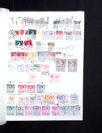 1849-1960 Chiefly used collection of Belgium in 9 stockbooks,