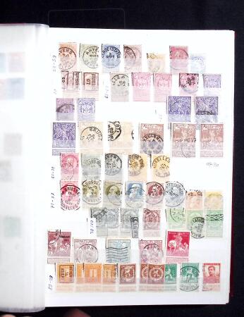 1849-1960 Chiefly used collection of Belgium in 9 stockbooks,