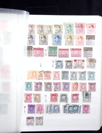1849-1960 Chiefly used collection of Belgium in 9 stockbooks,
