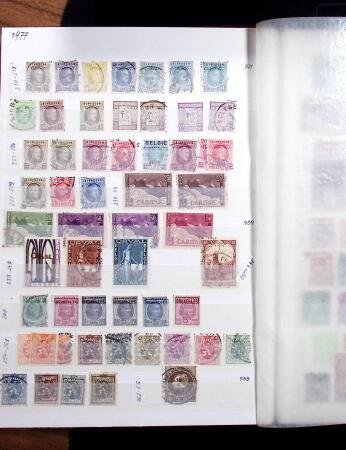 1849-1960 Chiefly used collection of Belgium in 9 stockbooks,
