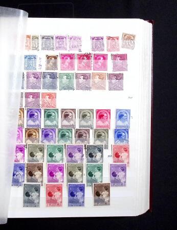 1849-1960 Chiefly used collection of Belgium in 9 stockbooks,
