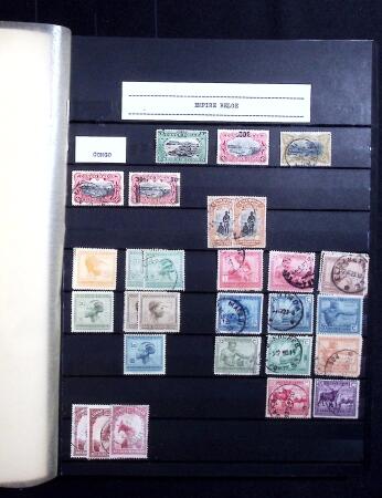1849-1960 Chiefly used collection of Belgium in 9 stockbooks,