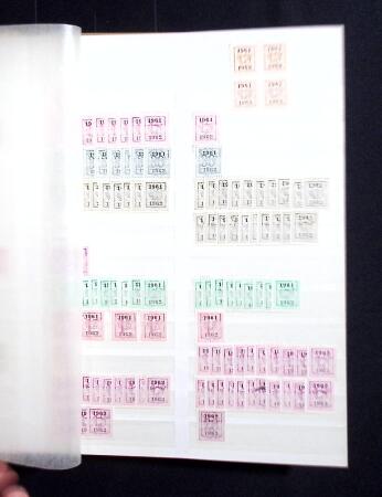 1849-1960 Chiefly used collection of Belgium in 9 stockbooks,