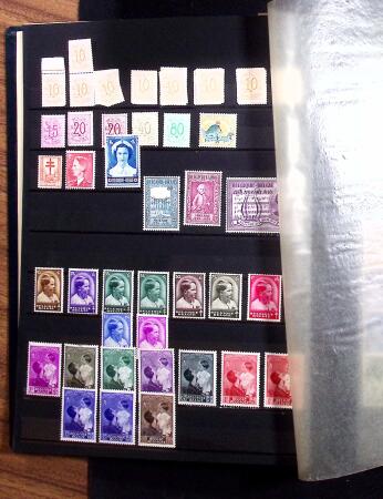1849-1960 Chiefly used collection of Belgium in 9 stockbooks,