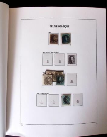 1849-2011, Extensive collection of Belgium in 12 DAVO