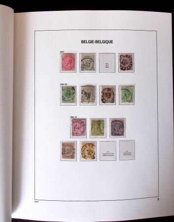 1849-2011, Extensive collection of Belgium in 12 DAVO