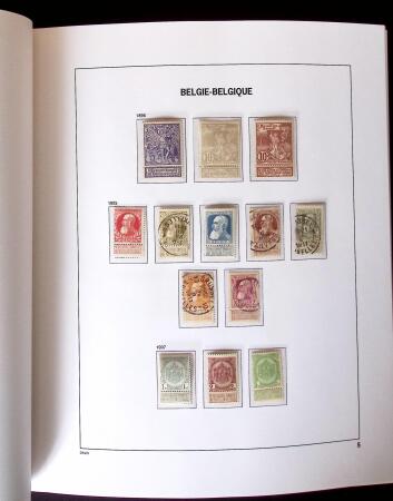 1849-2011, Extensive collection of Belgium in 12 DAVO