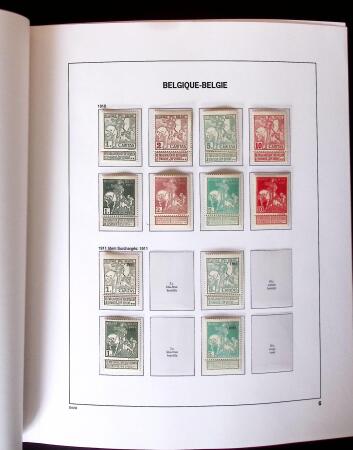 1849-2011, Extensive collection of Belgium in 12 DAVO