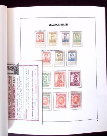 1849-2011, Extensive collection of Belgium in 12 DAVO