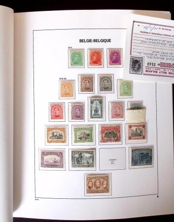 1849-2011, Extensive collection of Belgium in 12 DAVO