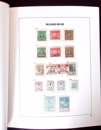 1849-2011, Extensive collection of Belgium in 12 DAVO
