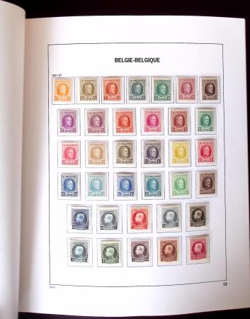 1849-2011, Extensive collection of Belgium in 12 DAVO