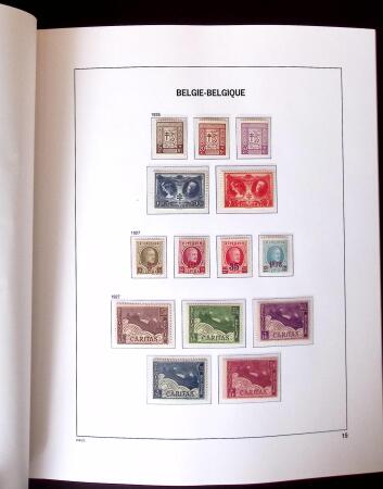 1849-2011, Extensive collection of Belgium in 12 DAVO
