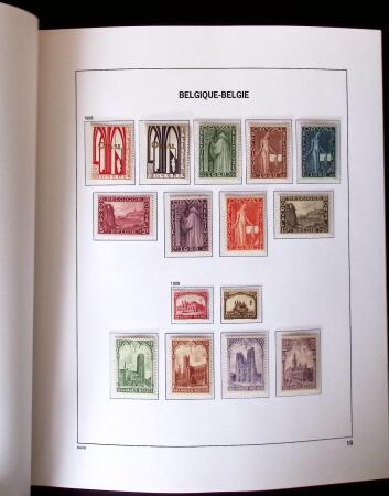 1849-2011, Extensive collection of Belgium in 12 DAVO