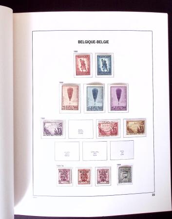 1849-2011, Extensive collection of Belgium in 12 DAVO