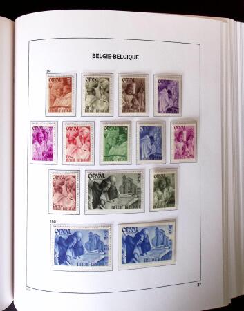 1849-2011, Extensive collection of Belgium in 12 DAVO