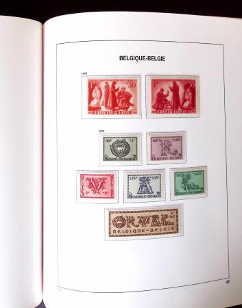 1849-2011, Extensive collection of Belgium in 12 DAVO