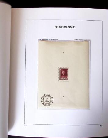 1849-2011, Extensive collection of Belgium in 12 DAVO